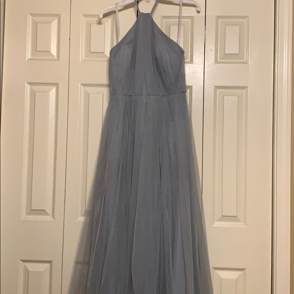 Blue bridesmaid dress